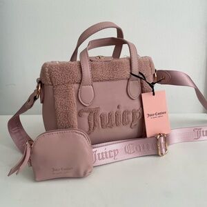 Pink Juicy Couture crossbody bag with coin purse